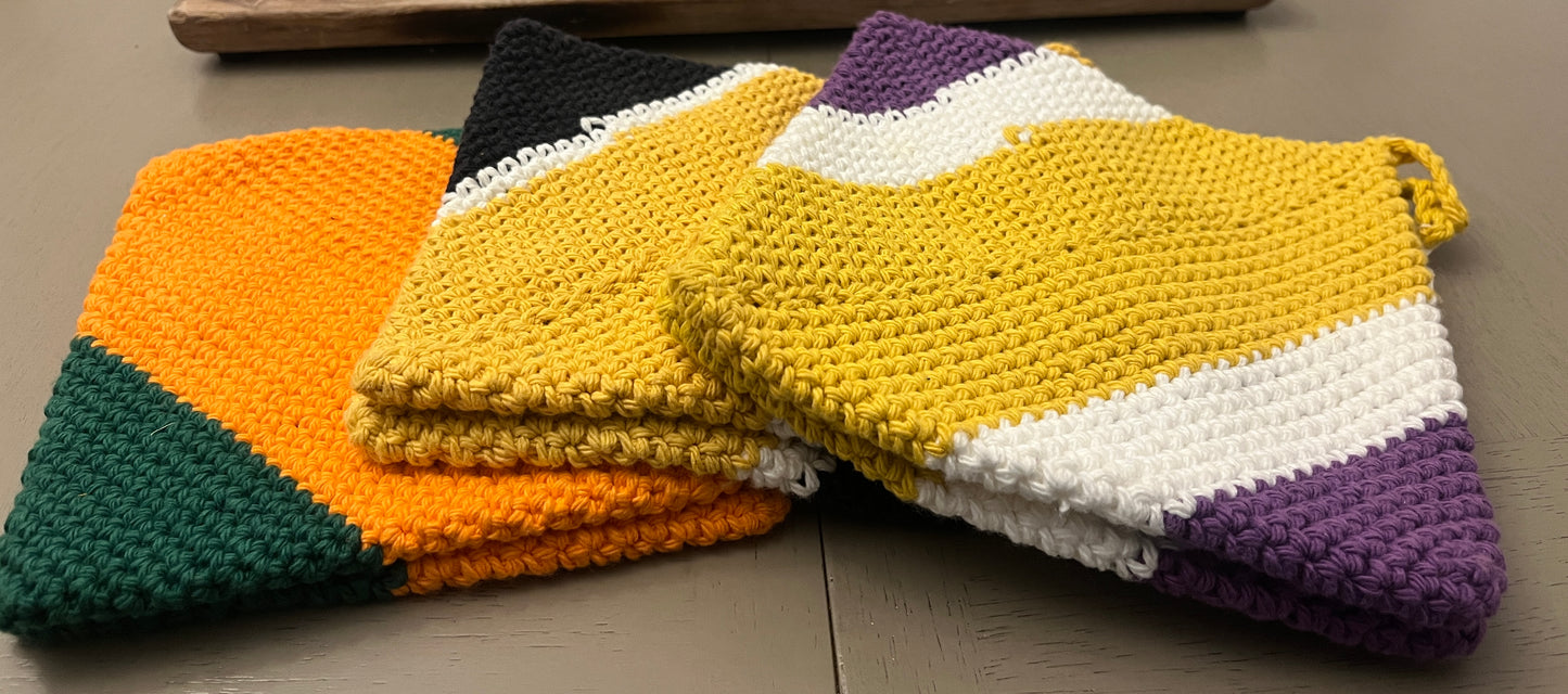 Handmade Crochet Pot Holders