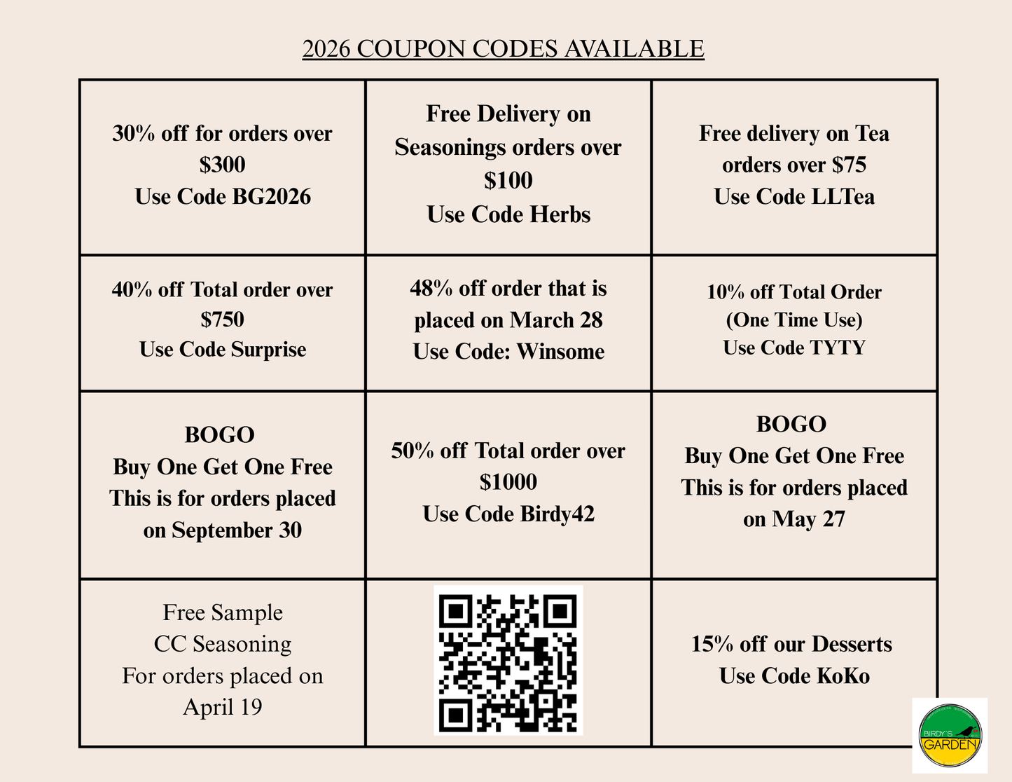 BG 2026 Desk & Wall Calendar